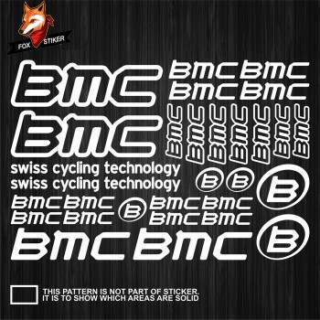 Bicycle Frame Decal Stickers BMC 01